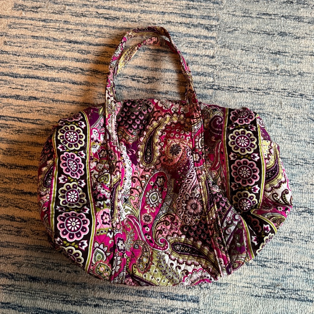 Very Bradley Very Berry Paisley small duffle bag